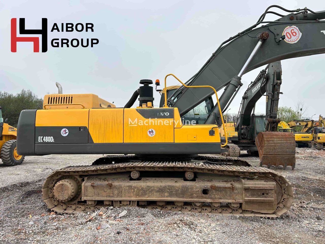 بیل مکانیکی ریلی Volvo EC480DL 480 EC480 EC 480 480DL