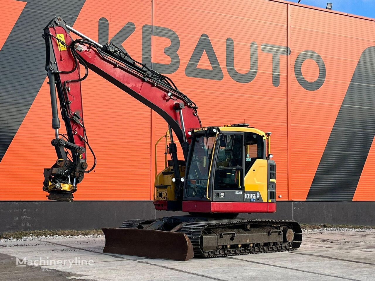 حفارة مجنزرة Volvo ECR 145 EL ROTOTILT / NOVATRON 3 D / AC