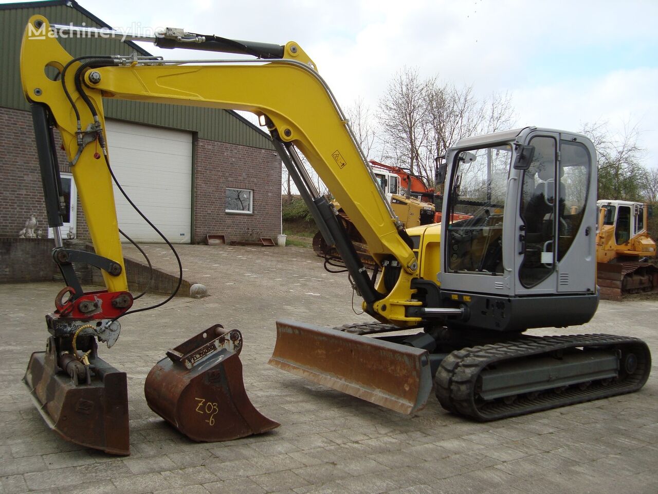 Wacker Neuson 75Z3 *low hours * top condition * (8003 / kubota kx080)* bager guseničar