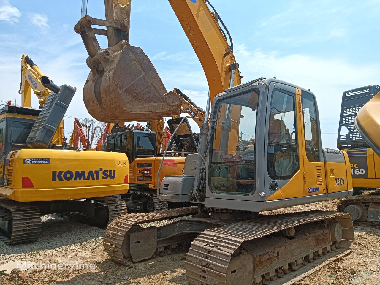 XCMG XE150 tracked excavator