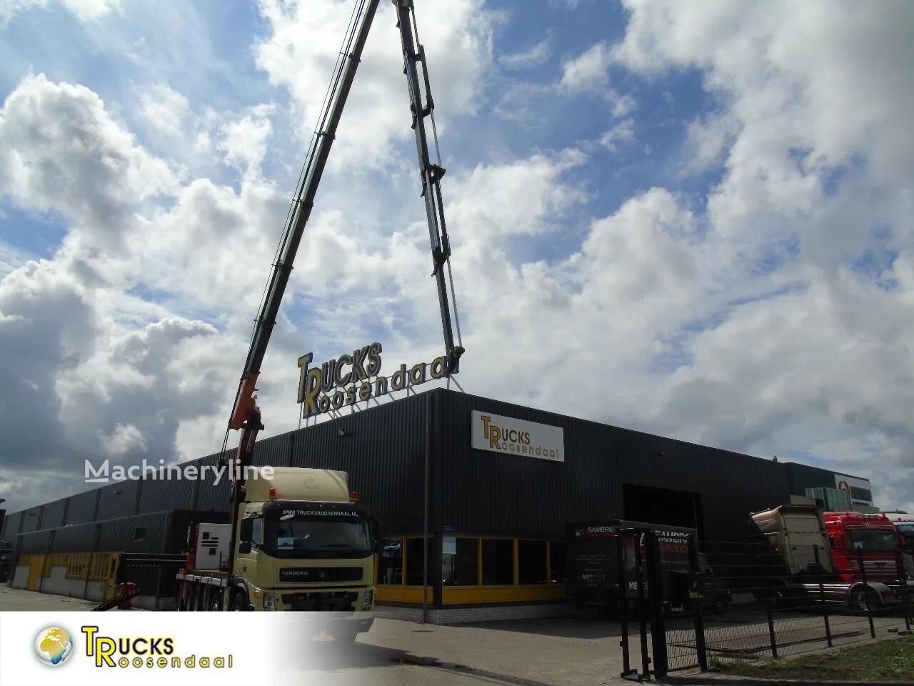 Terberg FM 2850 + Odin - KENNIS 55T/M JIB 11x EXTENTIONS + REMOTE truck crane - Machineryline