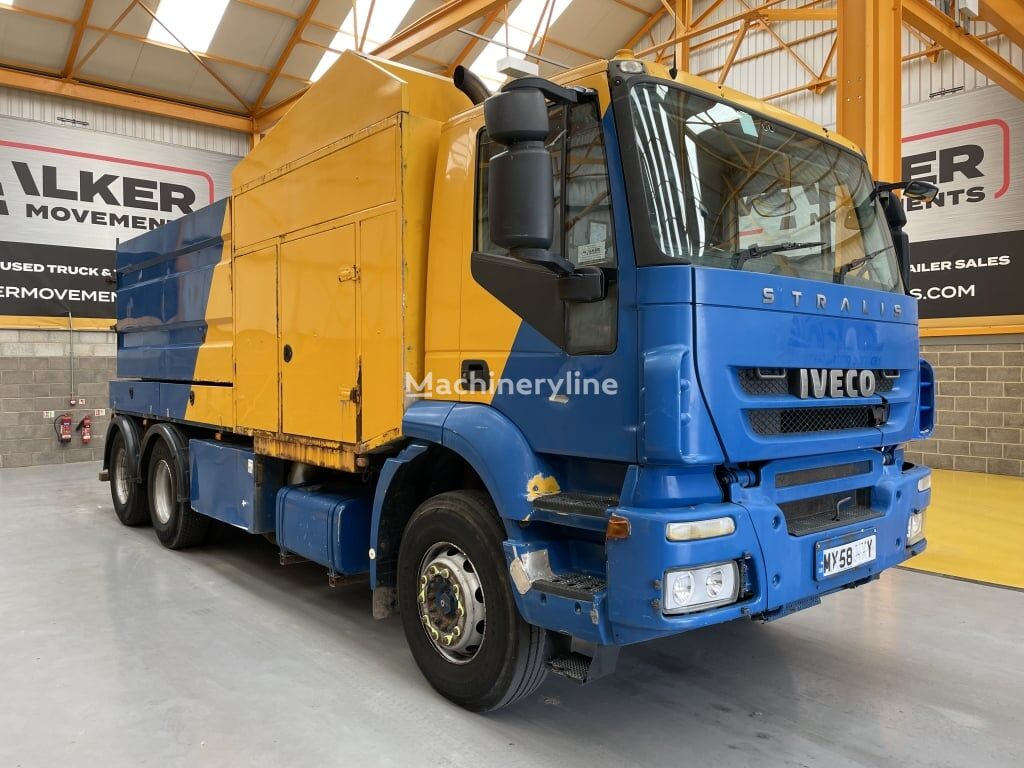 حفّار الشفط IVECO 6X4 STEEL TIPPING WASTE WATER TANKER/GULLY SUCKER