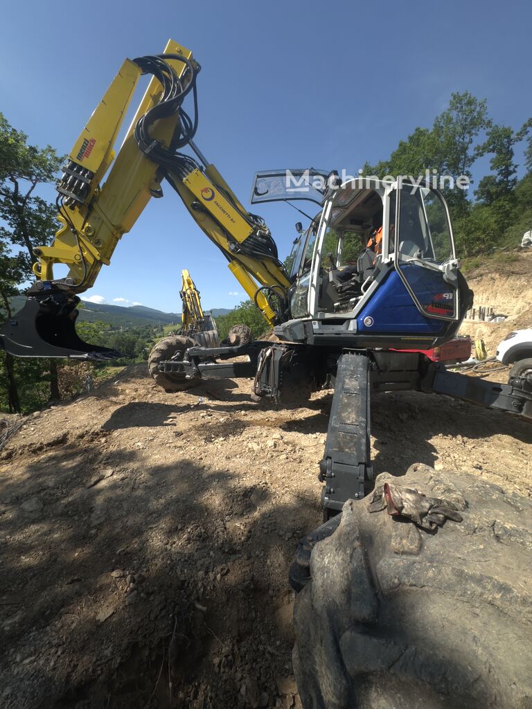 Menzi Muck A91 4x4 plus spingraafmachine te koop | Machineryline BE Menzi Muck A91 4x4 plus spingraafmachine - Machineryline