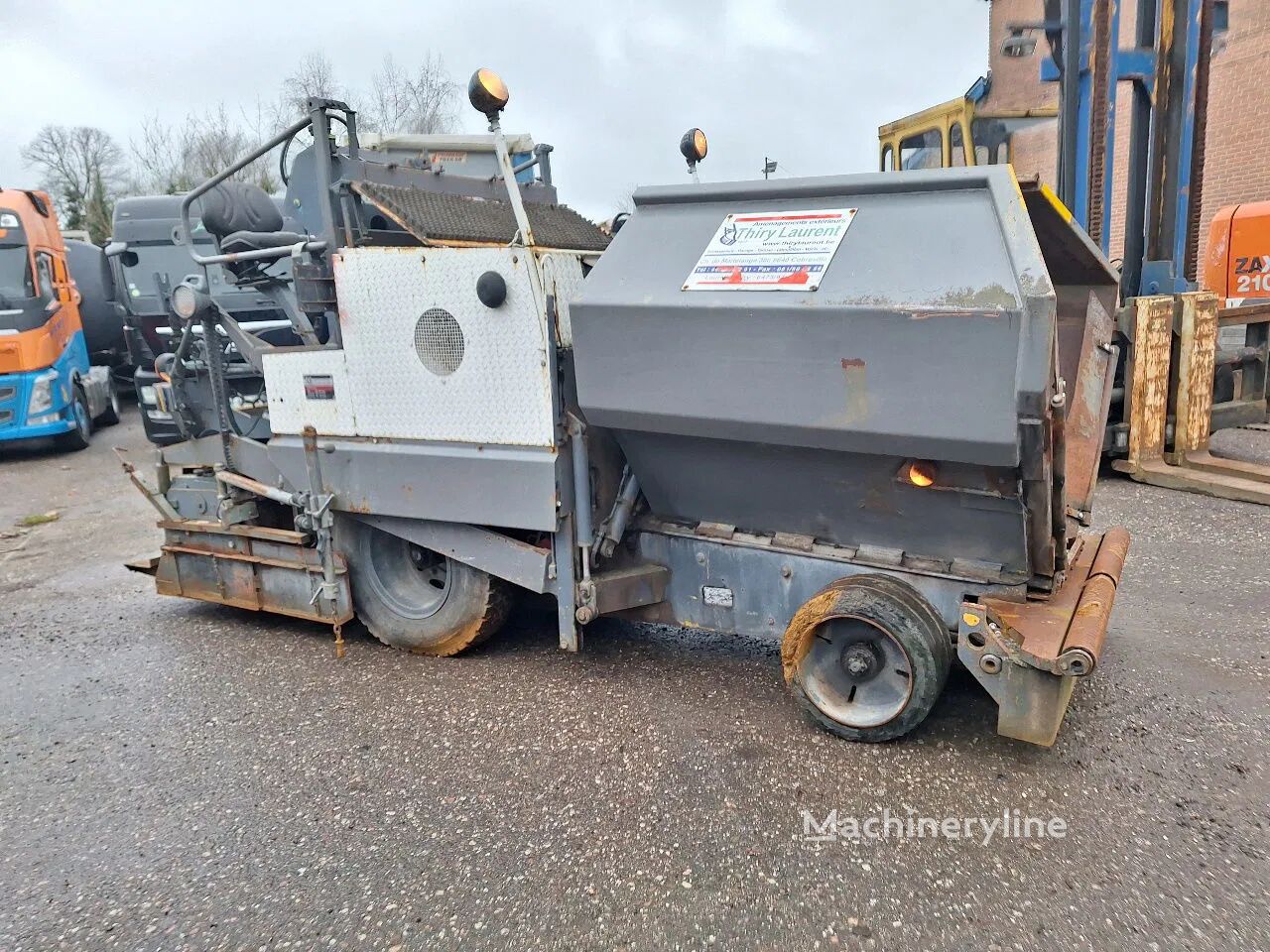 Dynapac 5000R wheel asphalt paver - Machineryline