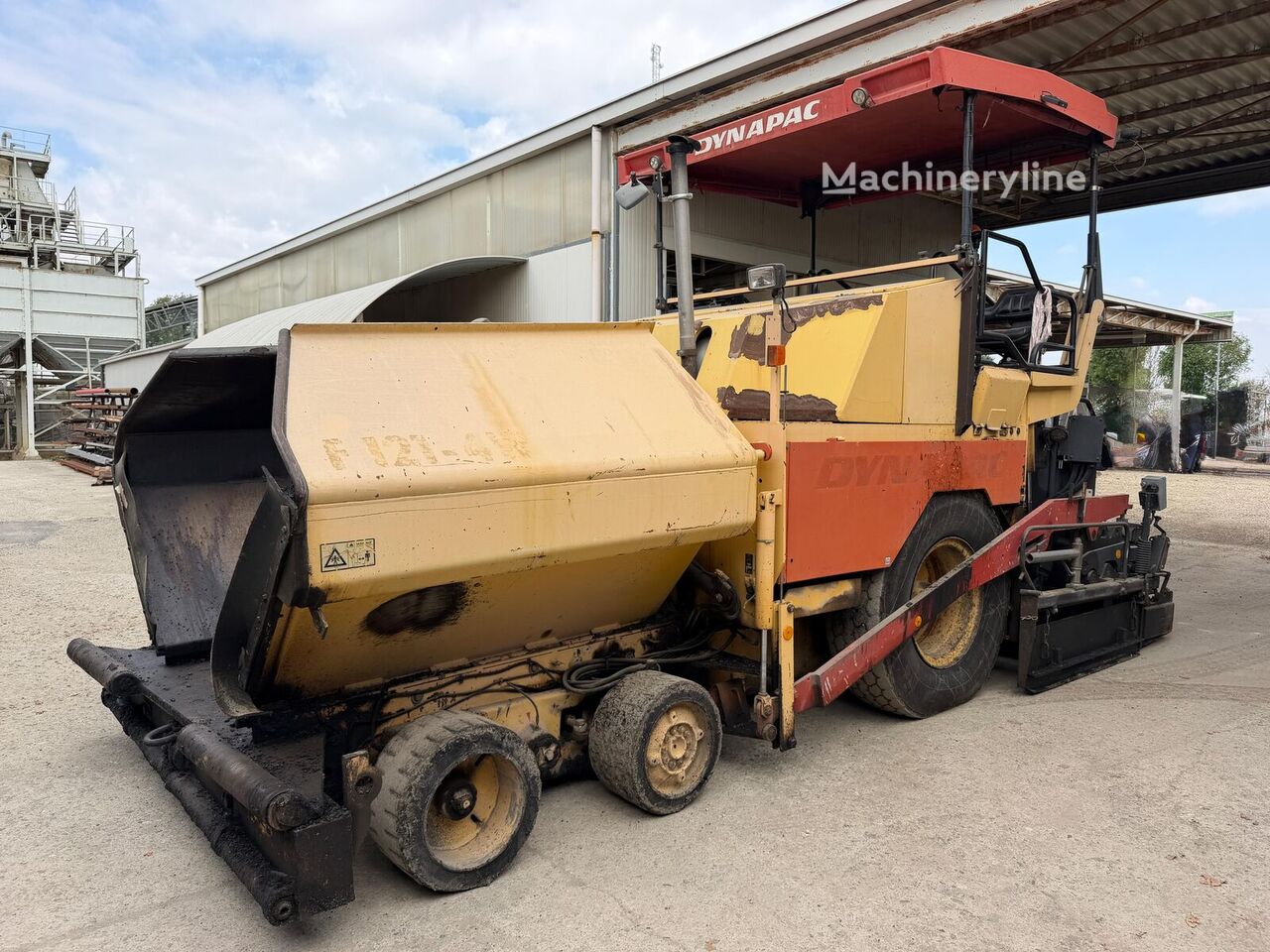 Dynapac F121-4W (VB 805 TV) wheel asphalt paver - Machineryline
