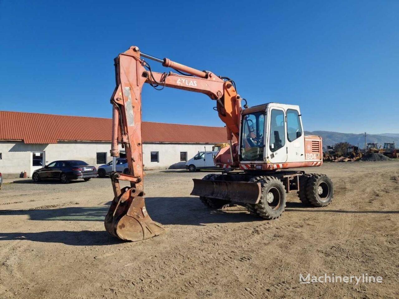 Atlas 1304 wheel excavator