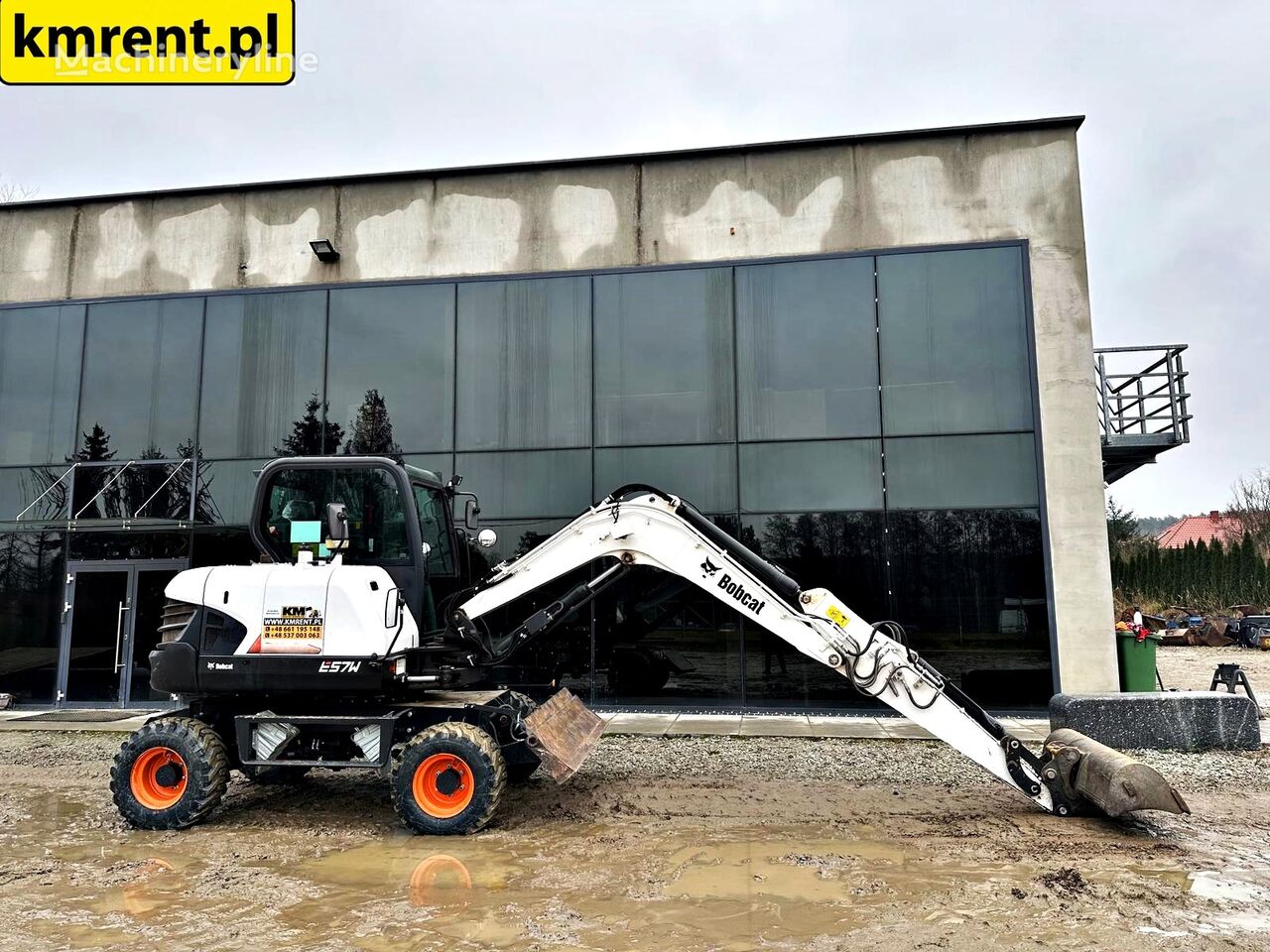 Bobcat E57W KOPARKA KOŁOWA TYLKO 431 MTH ! 2019R. | WACKER NEUSON EW 65 Mobilbagger