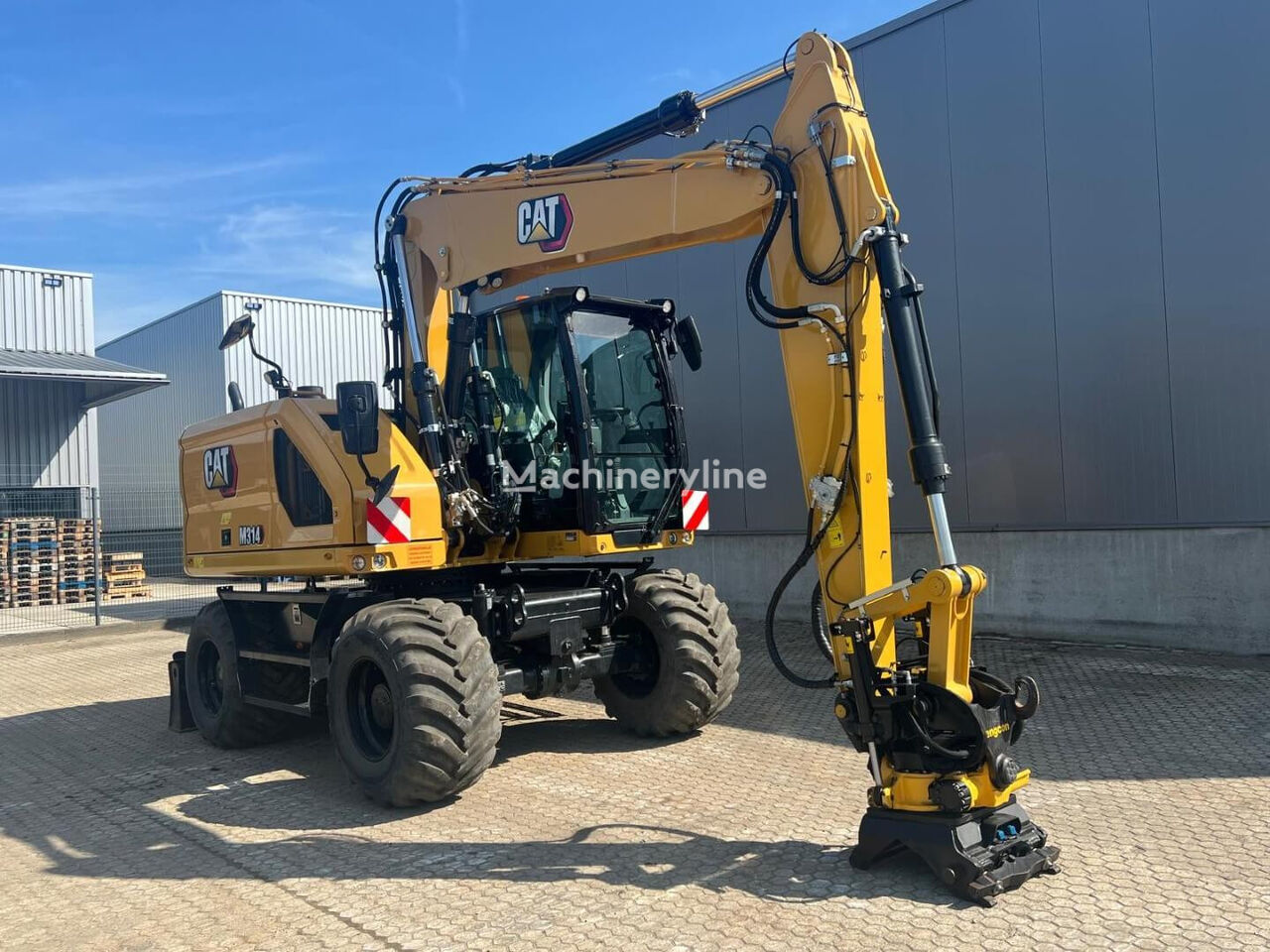 escavatore gommato CAT M314-07 VA Engcon