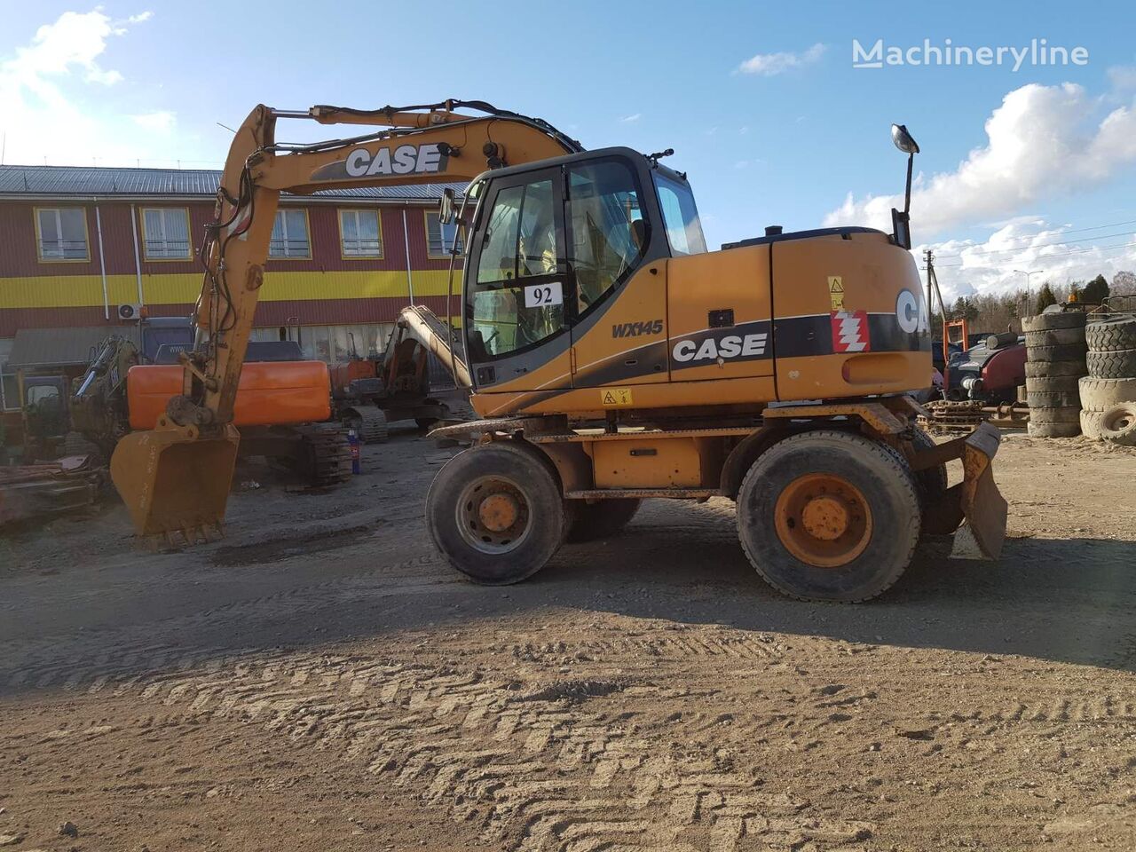 Case WX145 wheel excavator