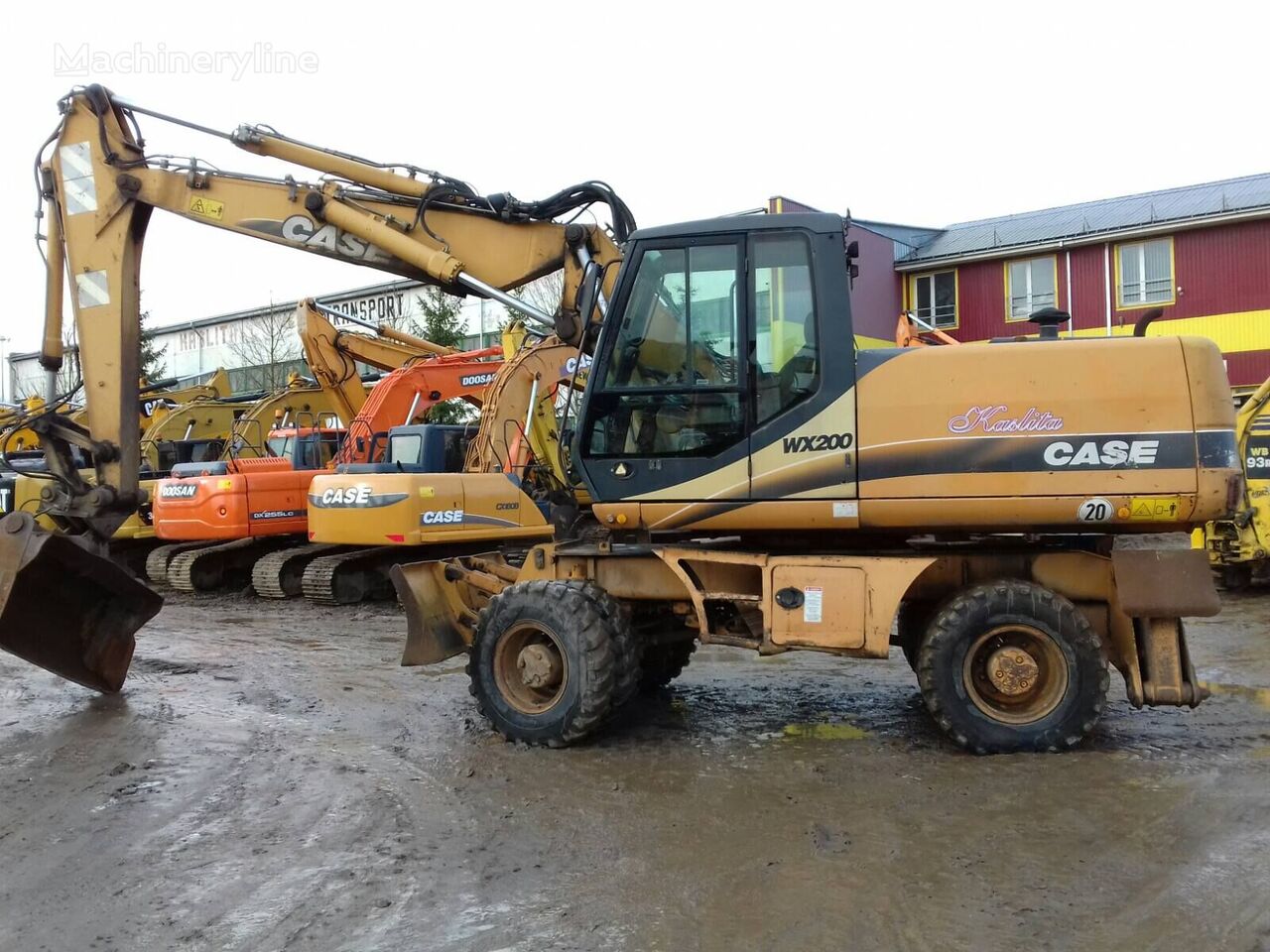 Case WX200 Mobilbagger - Machineryline