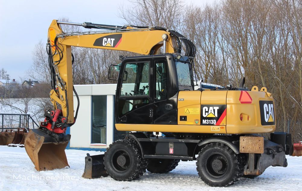 Caterpillar 313D  wheel excavator