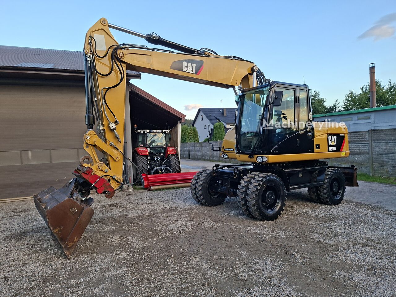 Excavator pe pneuri Caterpillar M 316 D - Machineryline