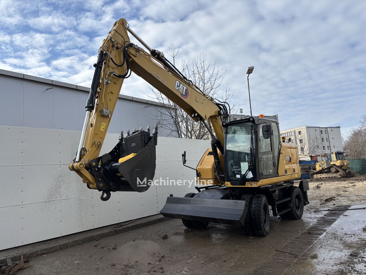 pelle sur pneus Caterpillar M314, year 2023, new/unused, Trimble 3D GPS system included in p neuve