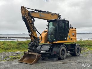 колесный экскаватор Caterpillar M315 Wheeled Excavator with GPS, Tiltrotator, Grading Bucket and