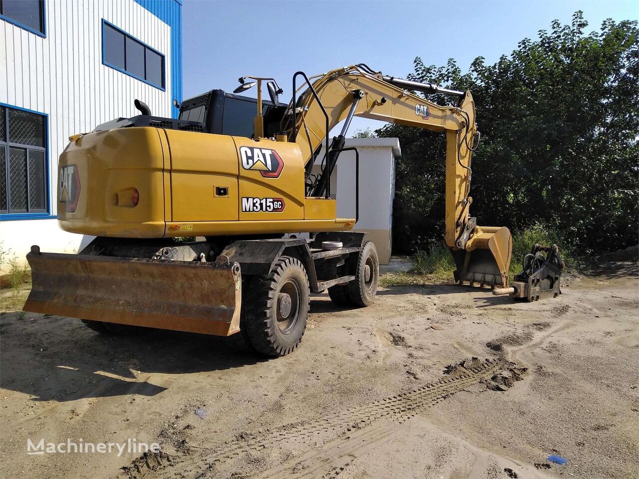 máy đào bánh lốp Caterpillar M315GC