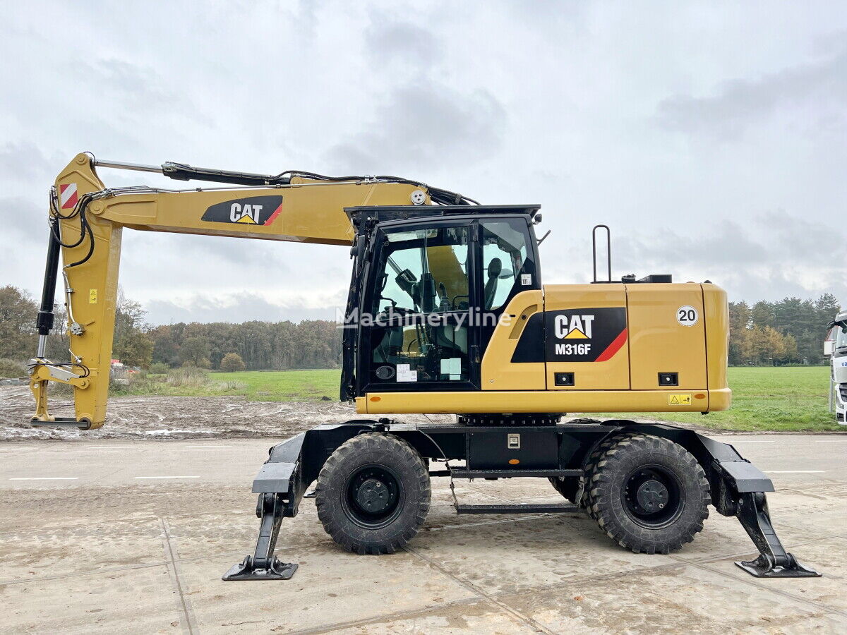 Caterpillar M316F wheel excavator