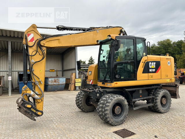 حفارة ذات العجلات Caterpillar M318F - Machineryline