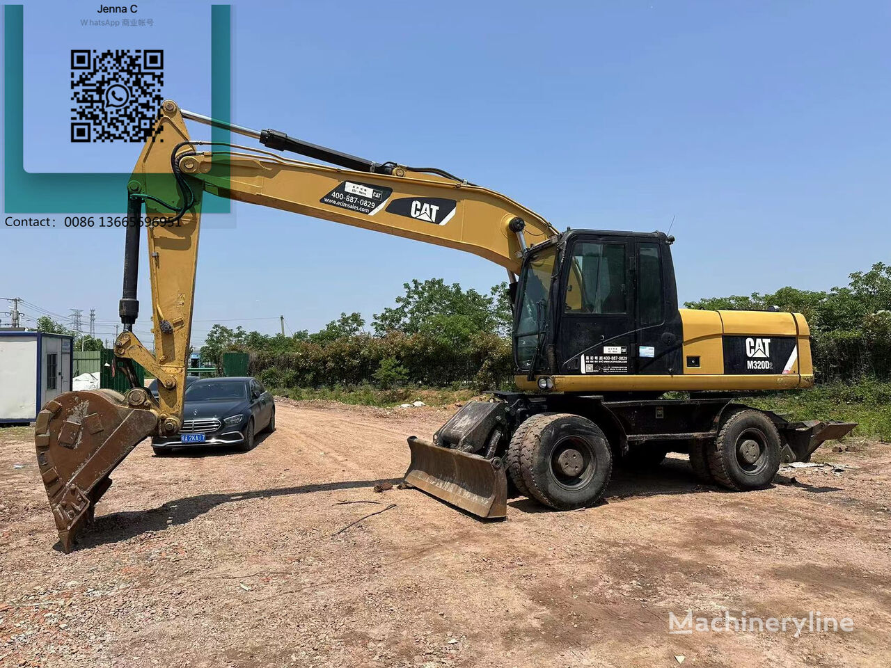 Caterpillar M320 wheel excavator