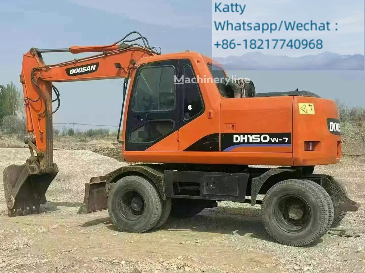 حفارة ذات العجلات Doosan DH150w-7 - Machineryline