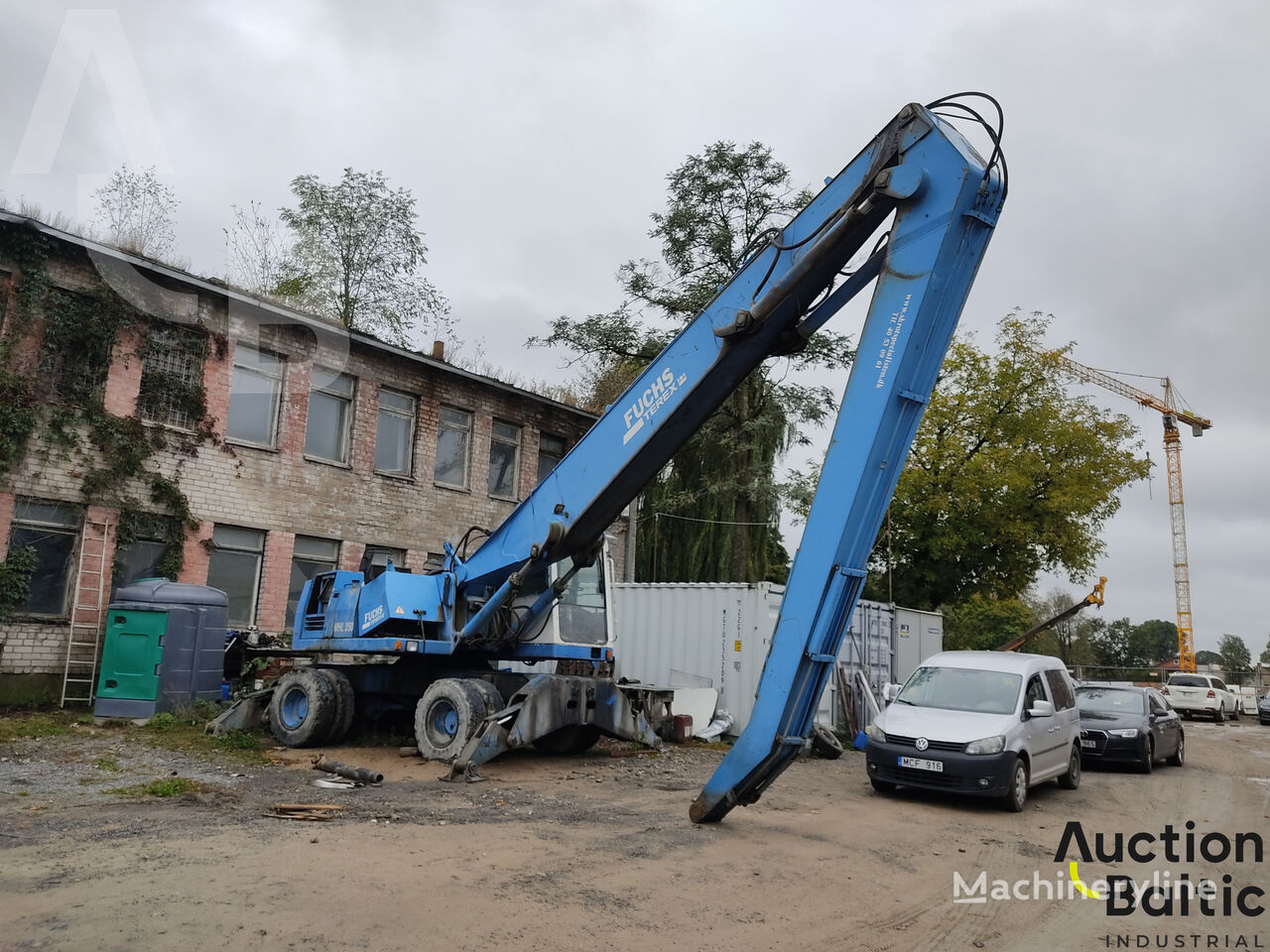 Fuchs MHL 350 wheel excavator