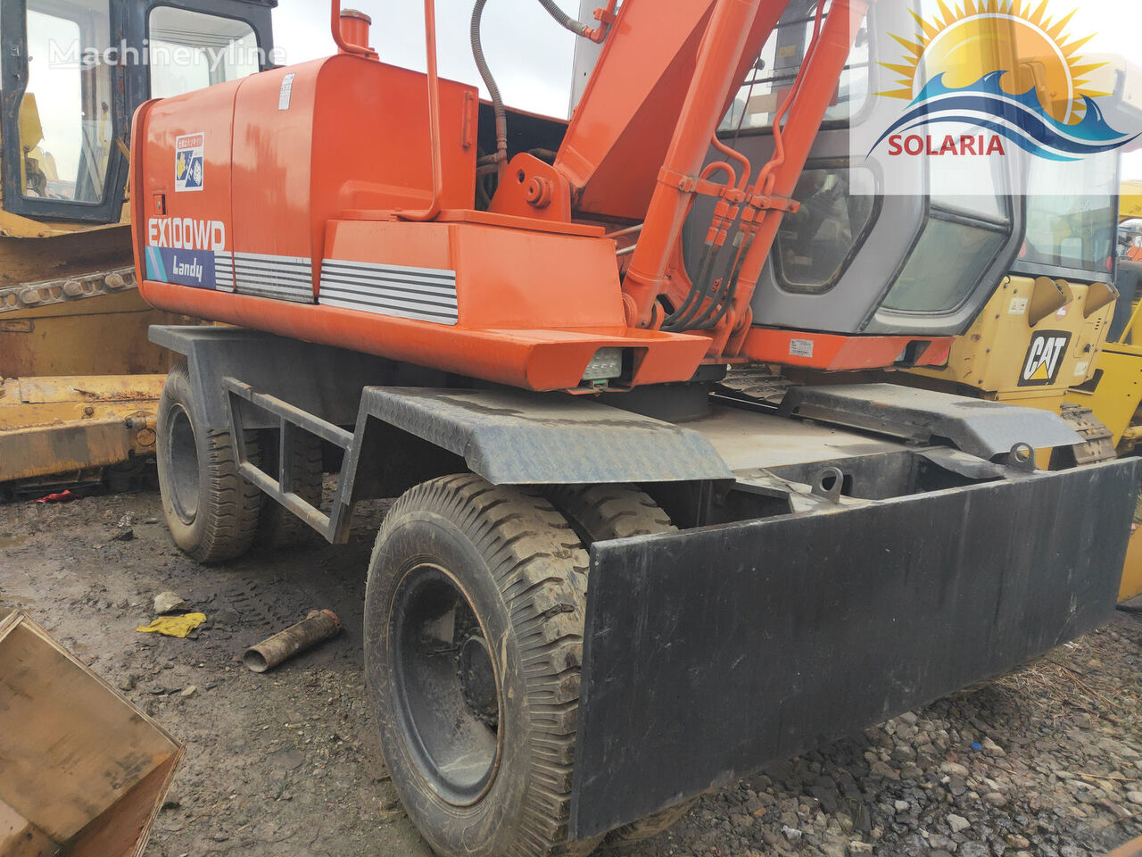 Hitachi EX100WD excavadora de ruedas