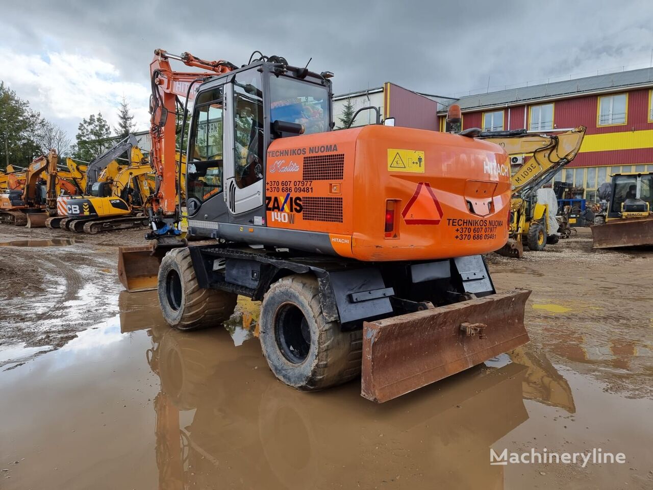 Hitachi ZX140W-3 wheel excavator