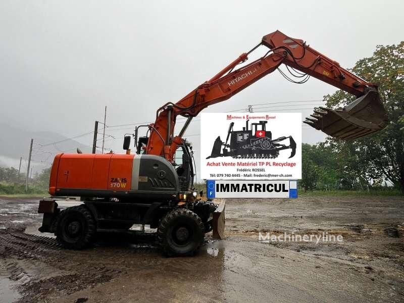 Hitachi ZX170W-3 wheel excavator - Machineryline