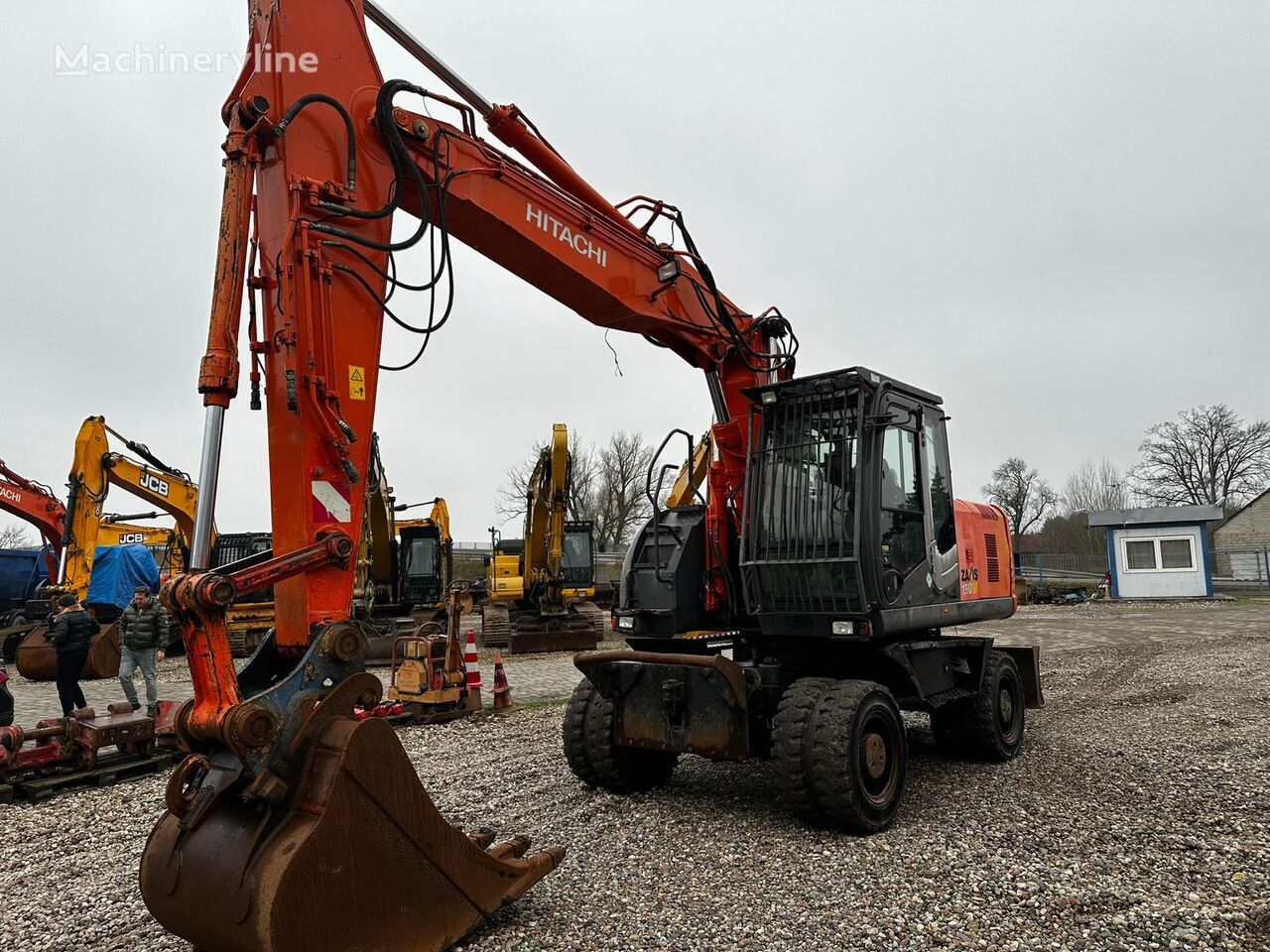 Hitachi ZX190 wheel excavator