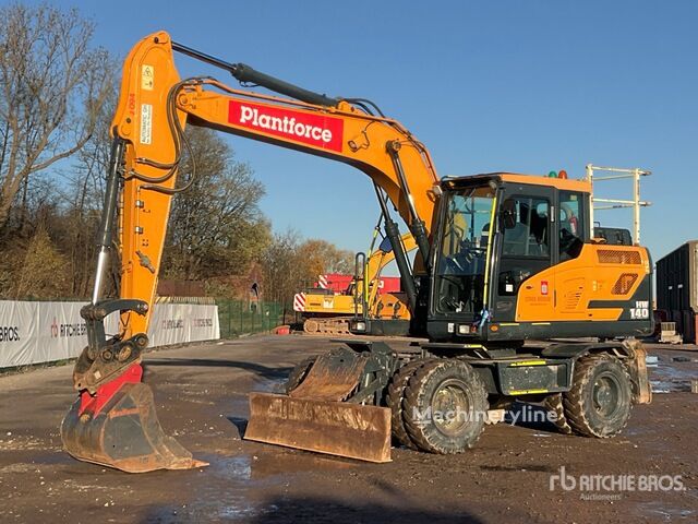 Kolesové rýpadlo Hyundai HW140 - Machineryline