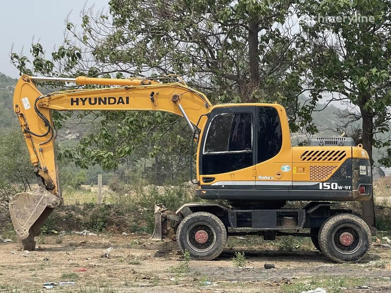 колесный экскаватор Hyundai R150W-9