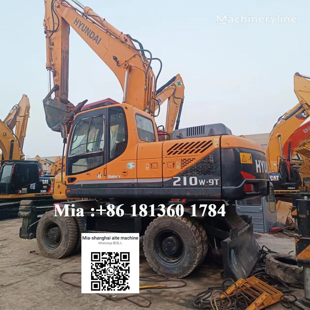 колесный экскаватор Hyundai R210