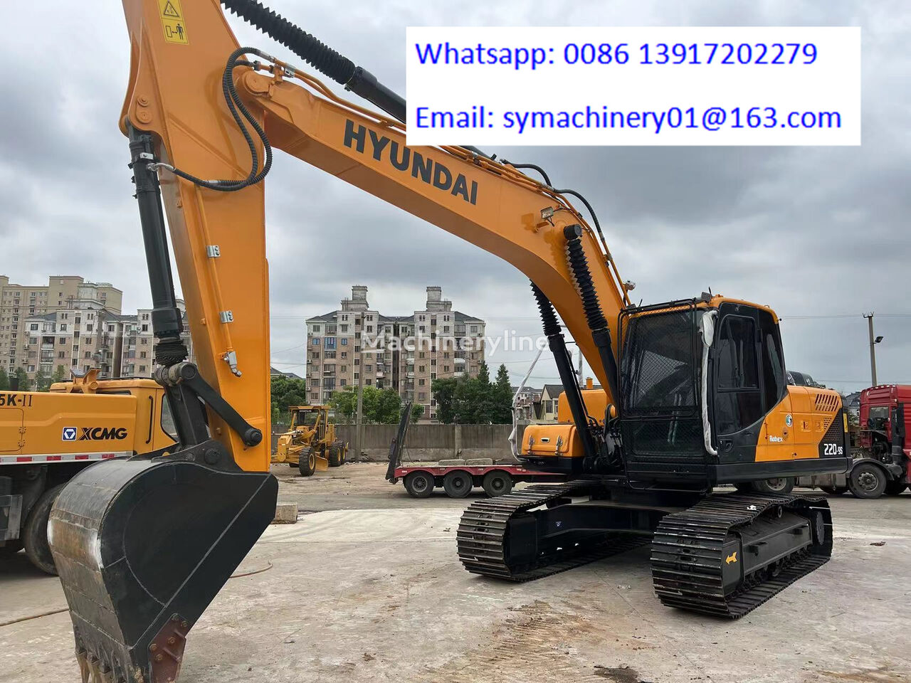 بیل مکانیکی چرخ لاستیکی Hyundai R220LC-9S