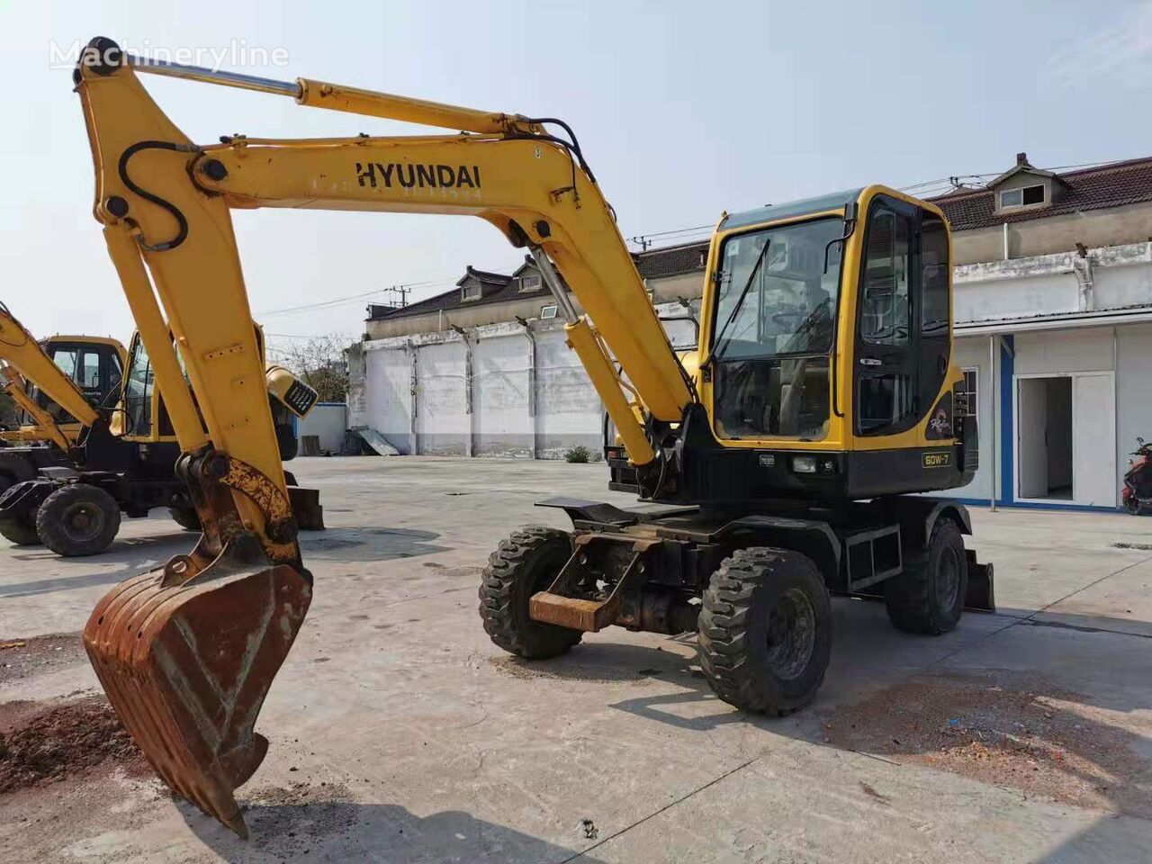 Hyundai R60W-7 excavadora de ruedas