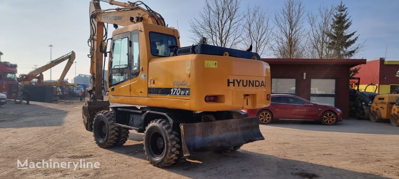 حفارة ذات العجلات Hyundai ROBEX 170W-7