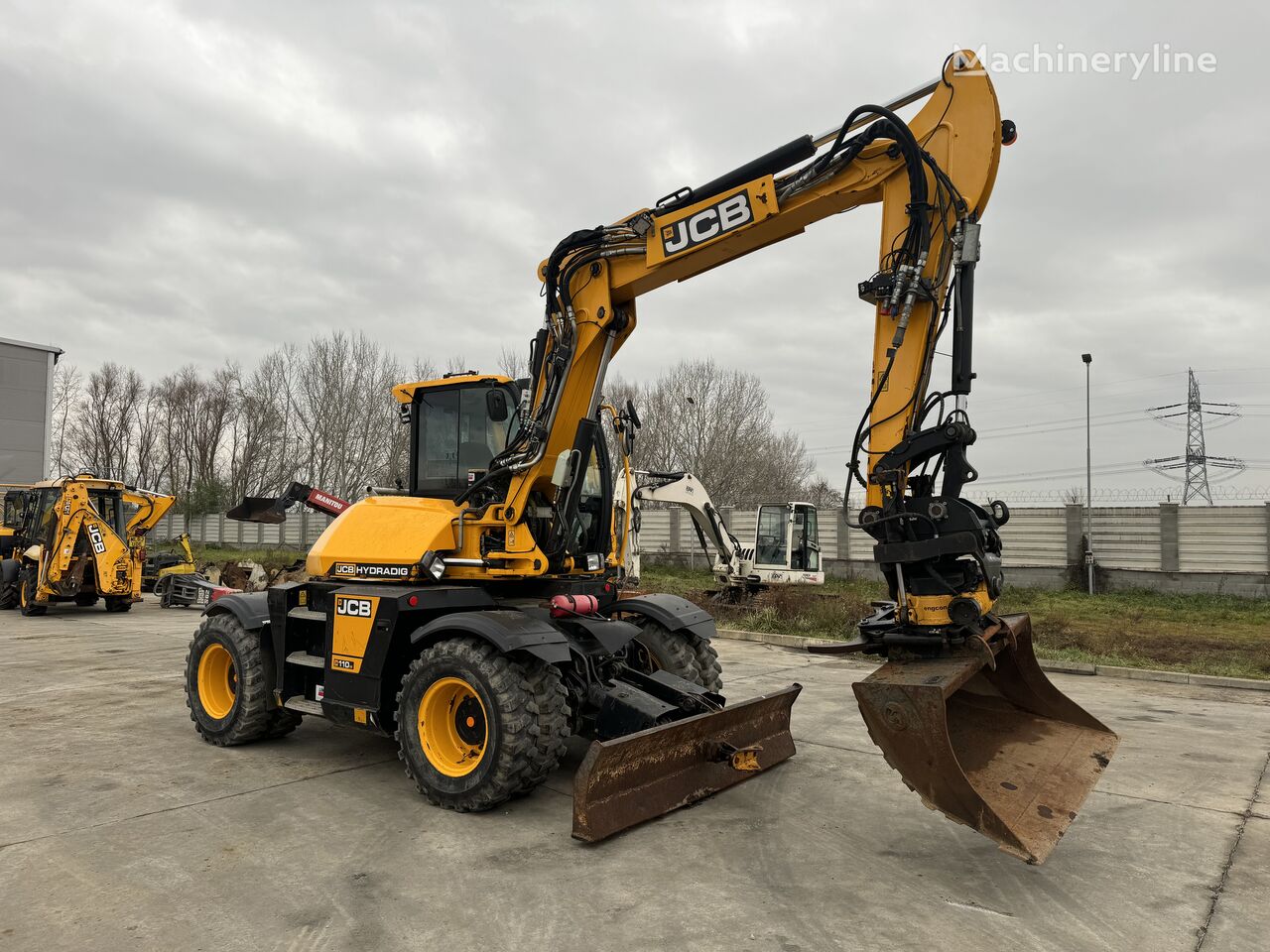 kolesové rýpadlo JCB 110 w hydradig