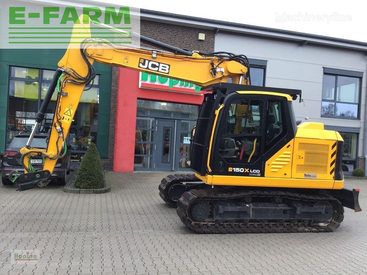 JCB 150x lc inkl. steelwrist qcsq65 wheel excavator