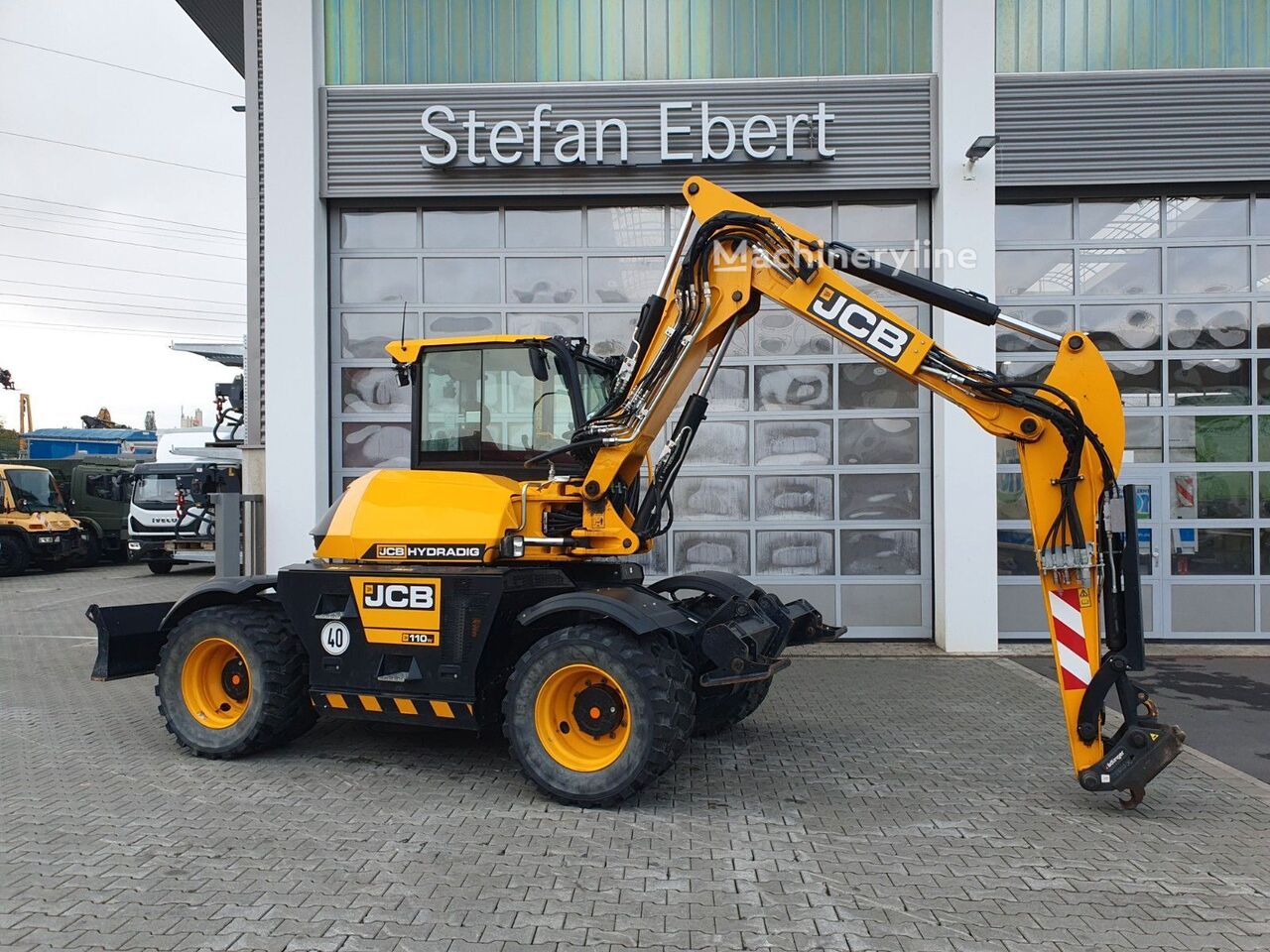 JCB Hydradig 110W / Pratzen / nur 572h! / 2023 Mobilbagger kaufen | Machineryline DE JCB Hydradig 110W / Pratzen / nur 572h! / 2023 Mobilbagger - Machineryline