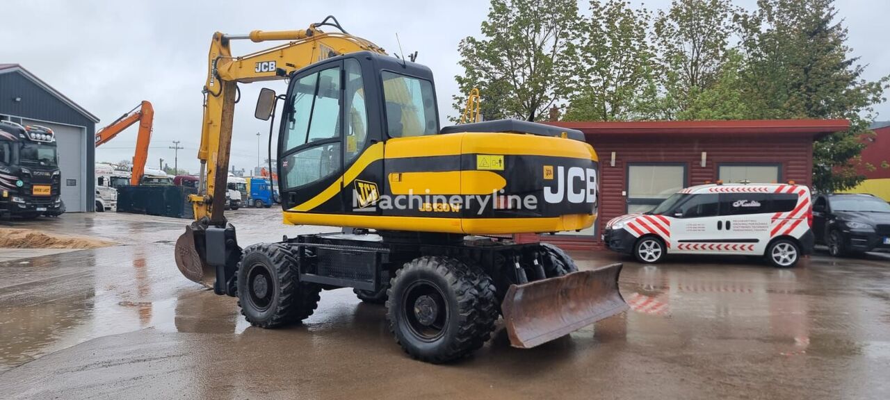 JCB JS 130W gumikerekes kotró