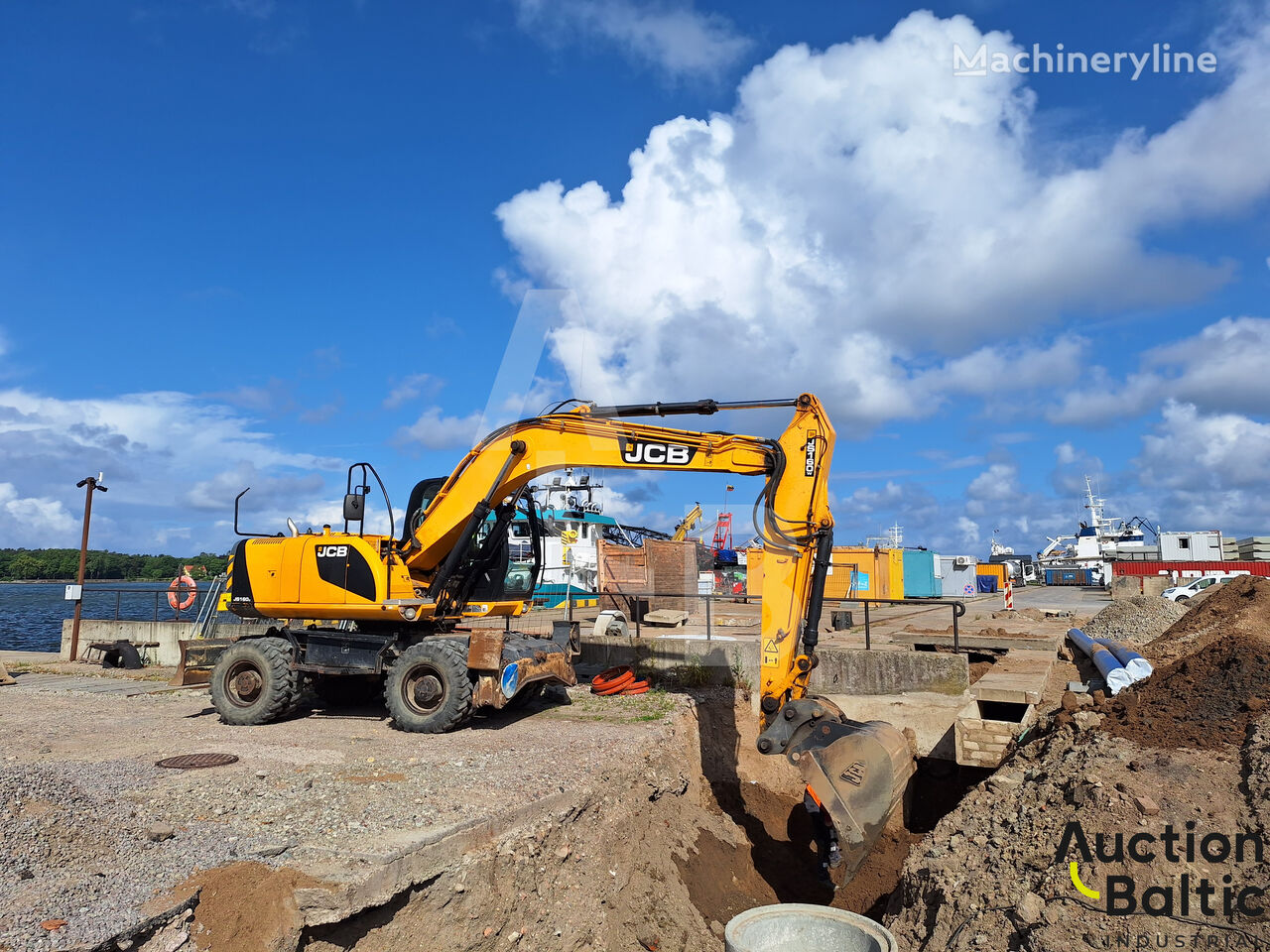 JCB JS 160 W excavadora de ruedas