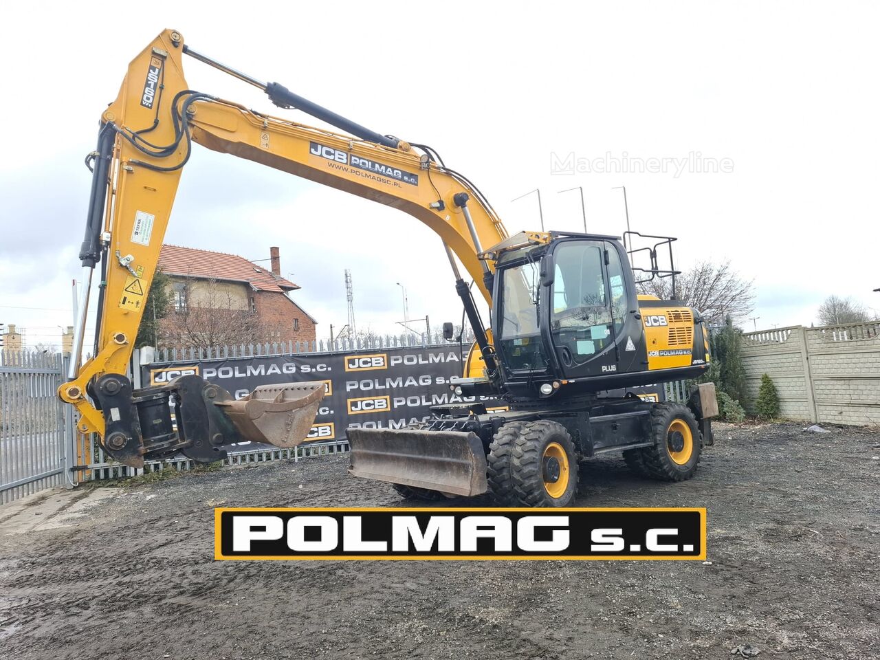 حفارة ذات العجلات JCB JS 160W / Ładowarka 822 JCB JS220 JCB JS145W JCB JS175W