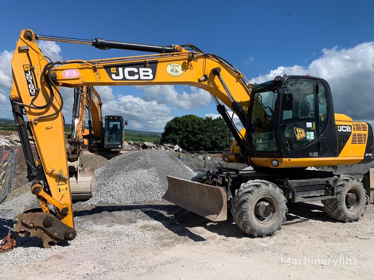 JCB JS160W excavadora de ruedas