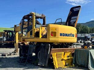 Komatsu 2012 Komatsu PW160-8 hjulgraver &ndash; brannskadet reparasjonsobjekt wheel excavator