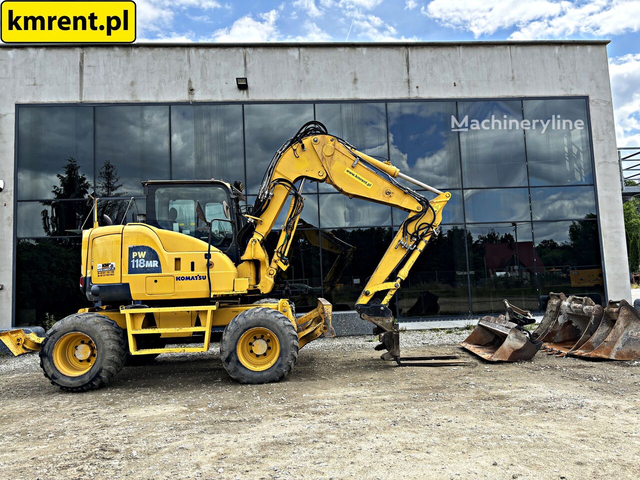 Колесный экскаватор Komatsu PW 118 MR-8 KOPARKA KOŁOWA 2015R. | 110 CAT 312 313 , LIEBHER A - Machineryline
