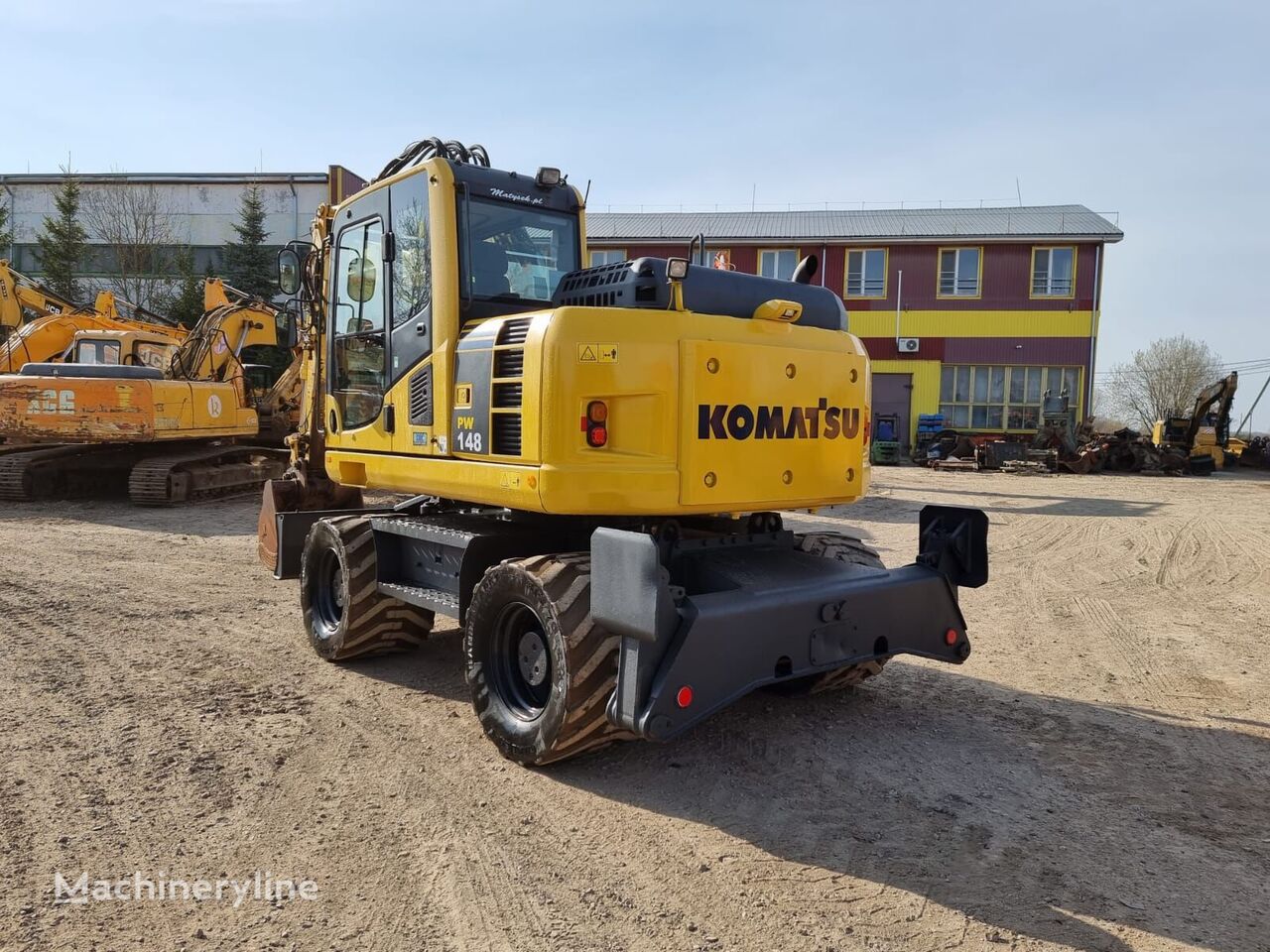 Komatsu PW 148-8 excavadora de ruedas