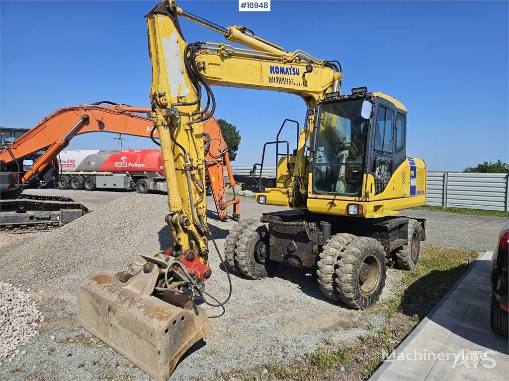 Komatsu PW 160 Mobilbagger