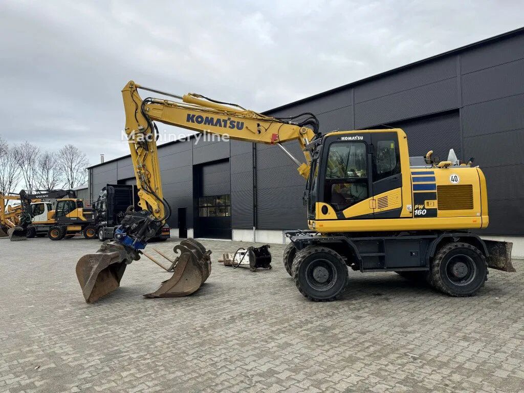 Komatsu PW 160-11 4500 Hr FULL SPEC MACHINE !! wheel excavator