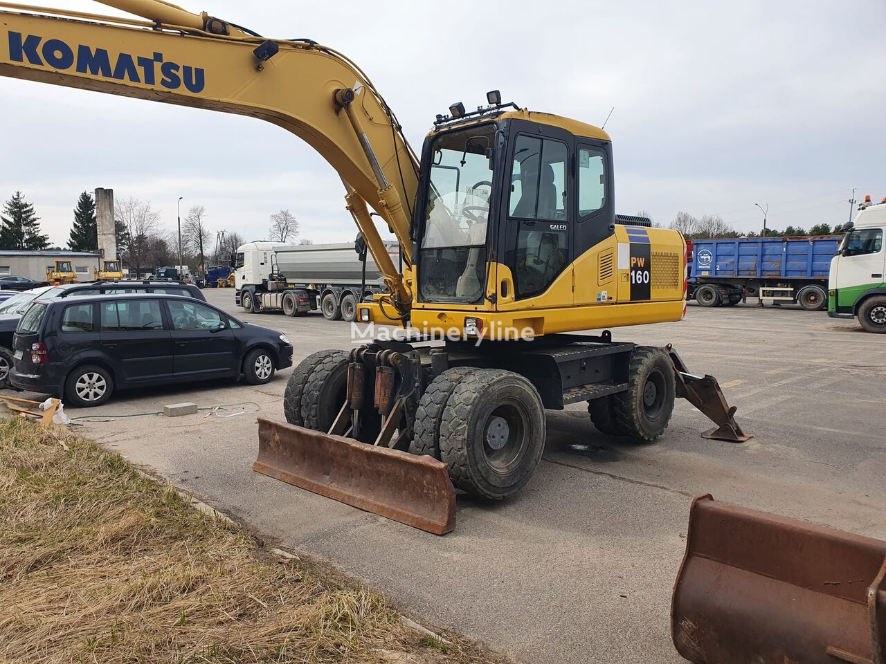 بیل مکانیکی چرخ لاستیکی Komatsu PW 160 ES-7K