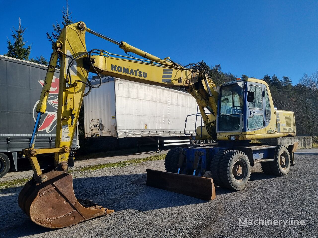 excavator roda Komatsu PW 170 ES - 6K