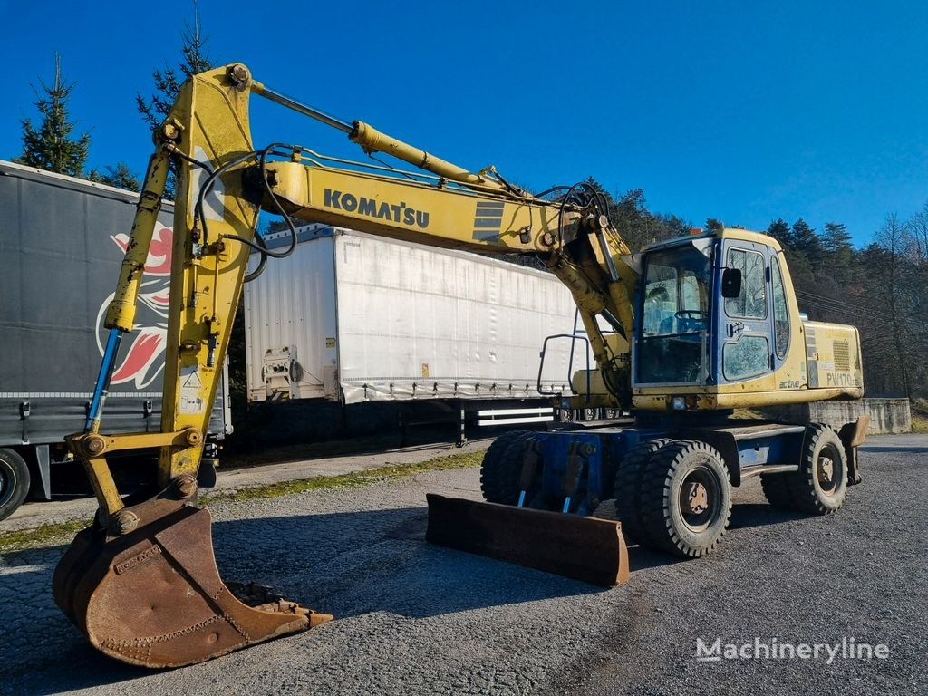 колесен багер Komatsu PW 170 ES - 6K Wheel excavator