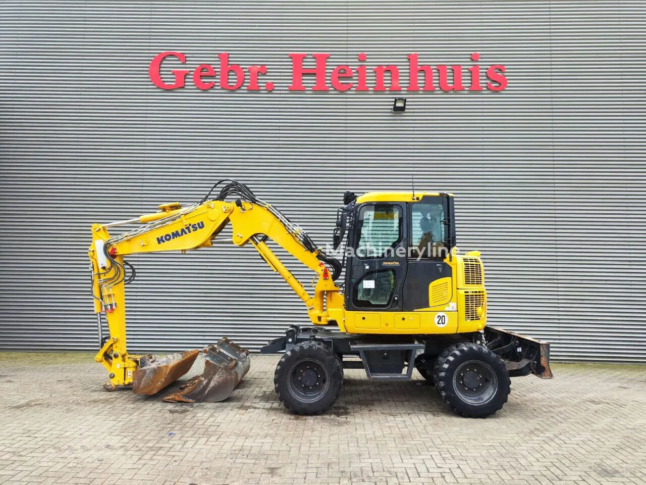 Komatsu PW 98 MR-10 wheel excavator - Machineryline